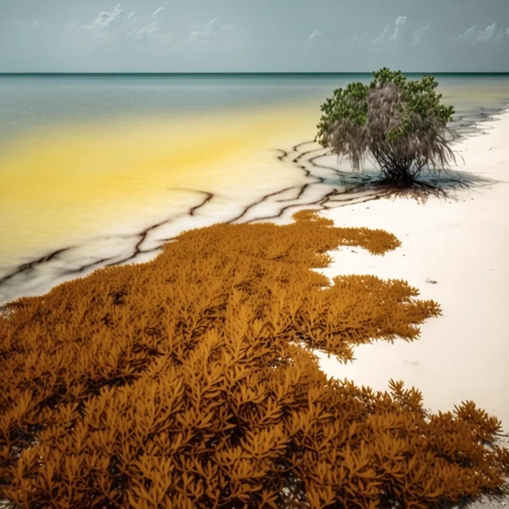 sargassum generated with midjourney